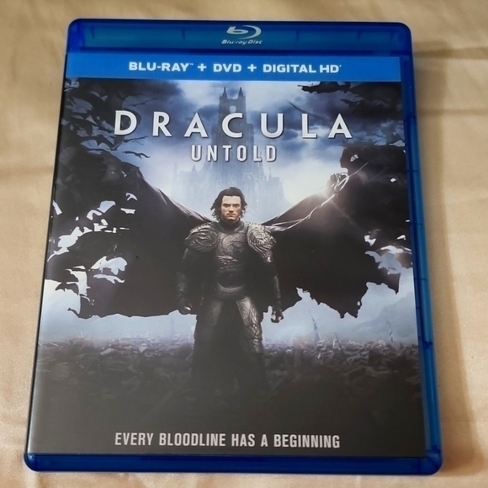 Dracula‎ Untold Blu-ray and DVD Discs